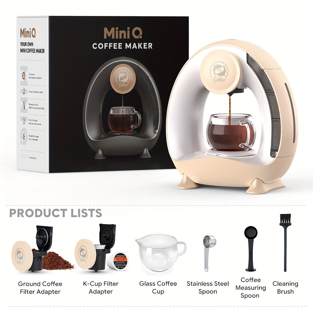 2-in-1 Single Serve Coffee Maker for K-Cup Pods and Ground Coffee