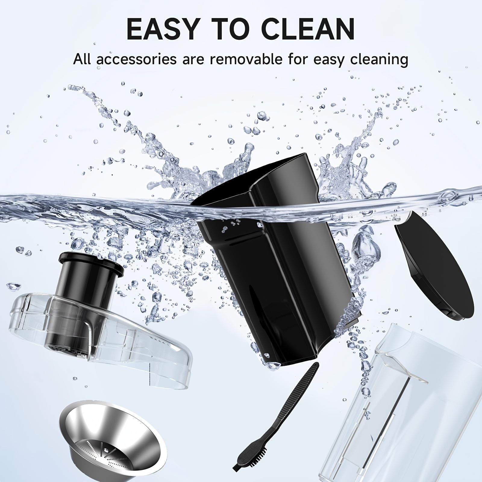 500W Centrifugal Juicer Machine, 3-Speed Fruit & Vegetable Extractor