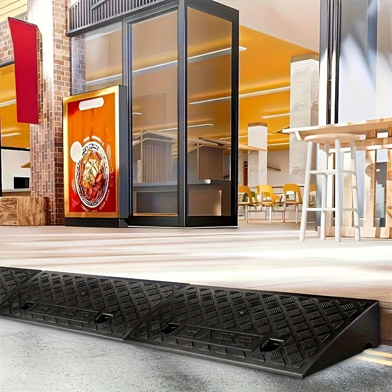 2PCS Heavy Duty Curb Ramp Portable Non-Slip Driveway Wheelchair Ramp