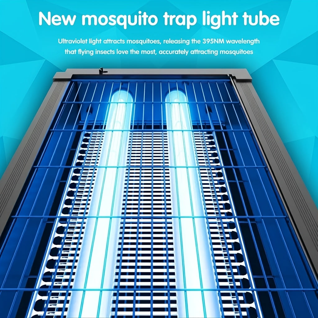 Solar Powered Outdoor Bug Zapper 4500V Electric Insect Killer