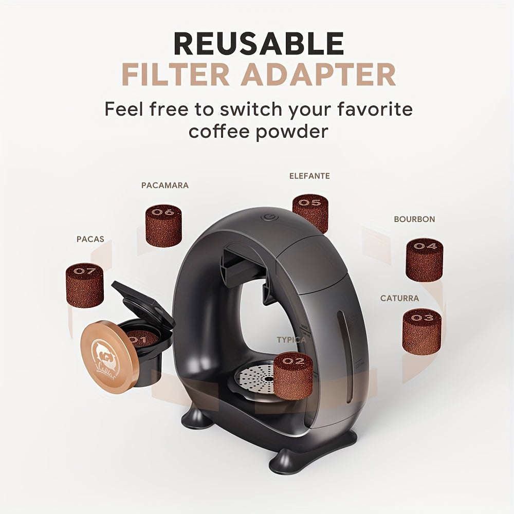 2-in-1 Single Serve Coffee Maker for K-Cup Pods and Ground Coffee