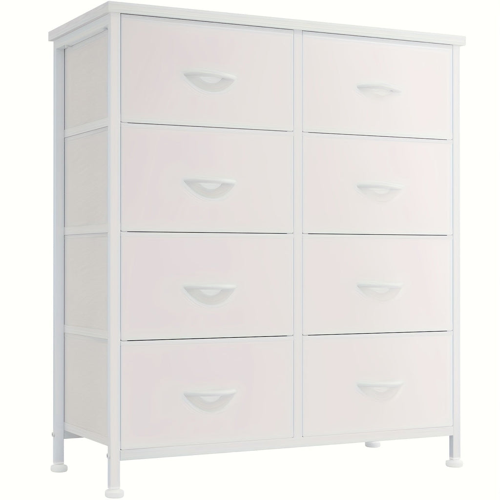 8-Drawer Fabric Dresser Organizer Chest for Bedroom and Hallway