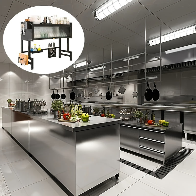 Modern Over-Sink Dish Drying Rack with Dustproof Clamshell Door