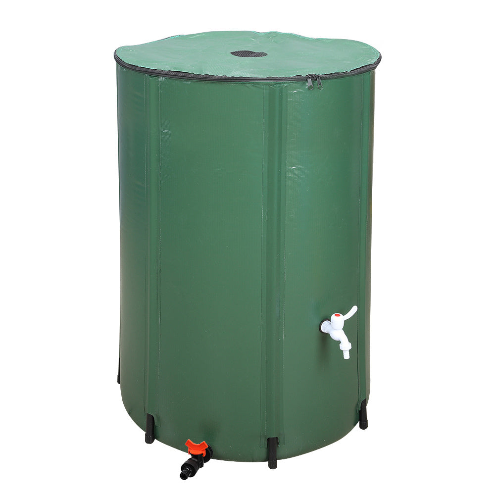 Collapsible Rain Barrel 50-200 Gallon Water Collection Tank