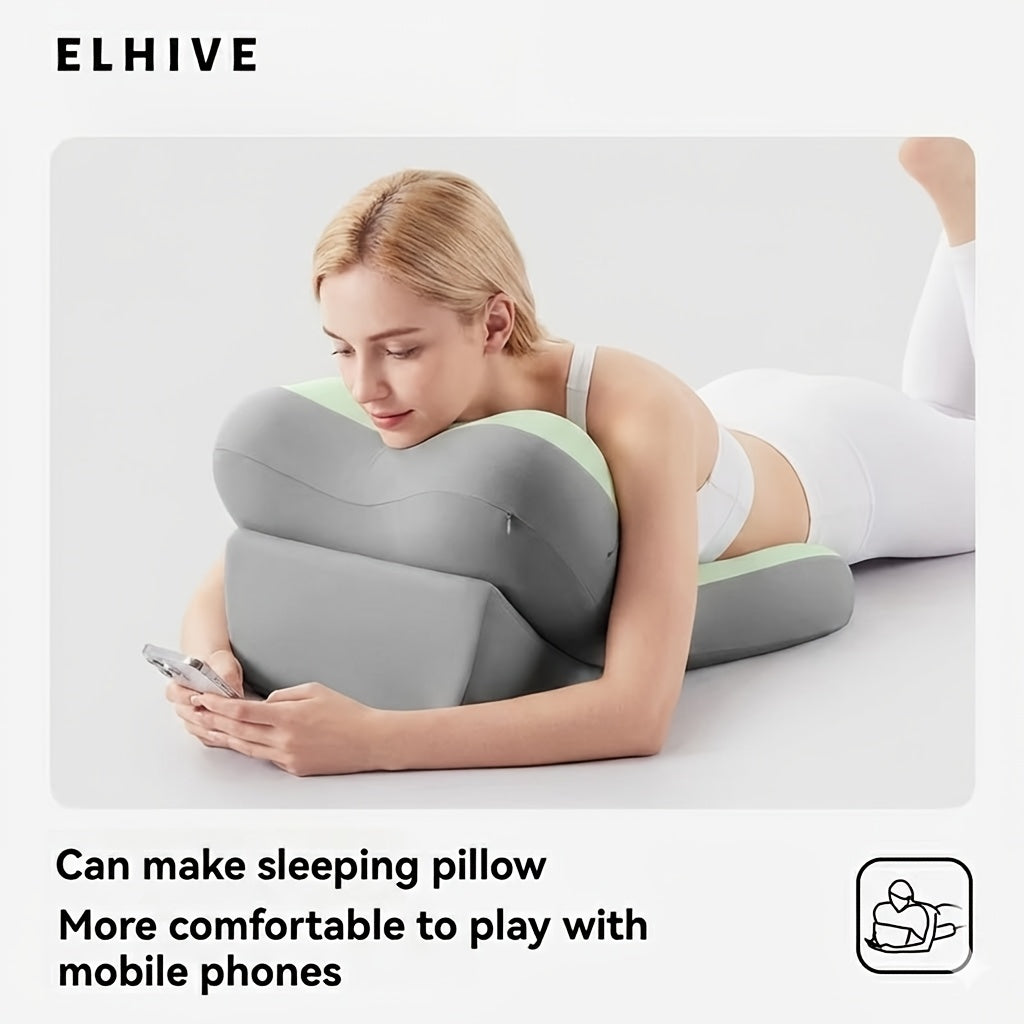Adjustable Memory Foam Bed Wedge Pillow for Back and Reading Support