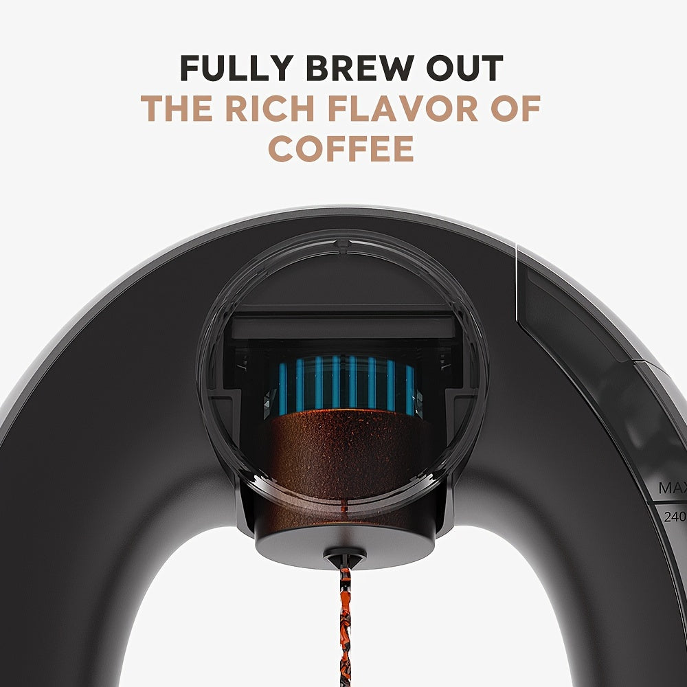 2-in-1 Single Serve Coffee Maker for K-Cup Pods and Ground Coffee