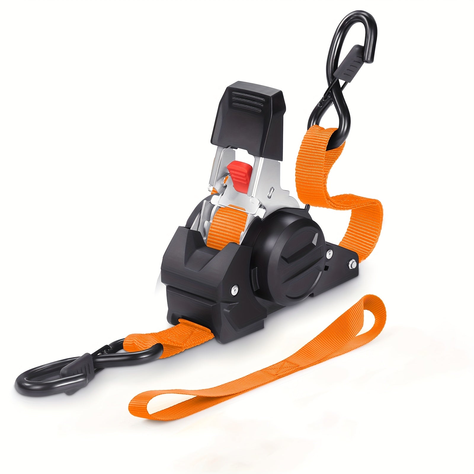 4PCS Retractable Ratchet Tie Down Straps 10FT Heavy Duty