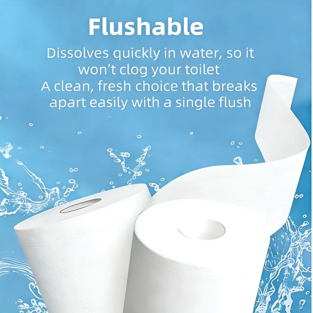 4-Ply Ultra Soft Toilet Paper - Strong Lint-Free Bath Tissue