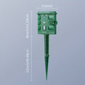 Outdoor Power Stake Timer w/ Remote, 6FT Cord, 6 Outlets, Dusk to Dawn Light Timer