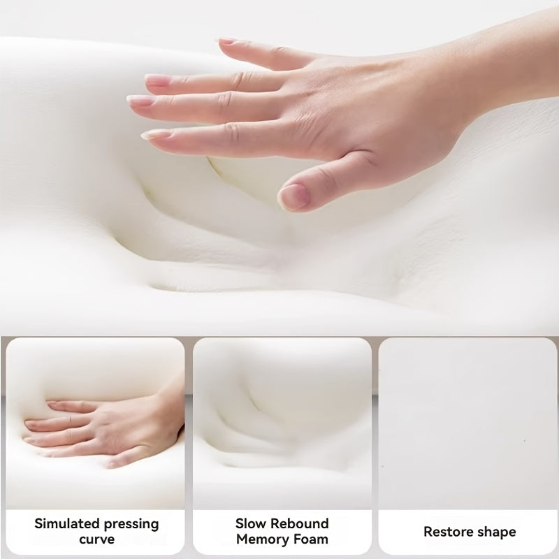 Adjustable Memory Foam Bed Wedge Pillow for Back and Reading Support
