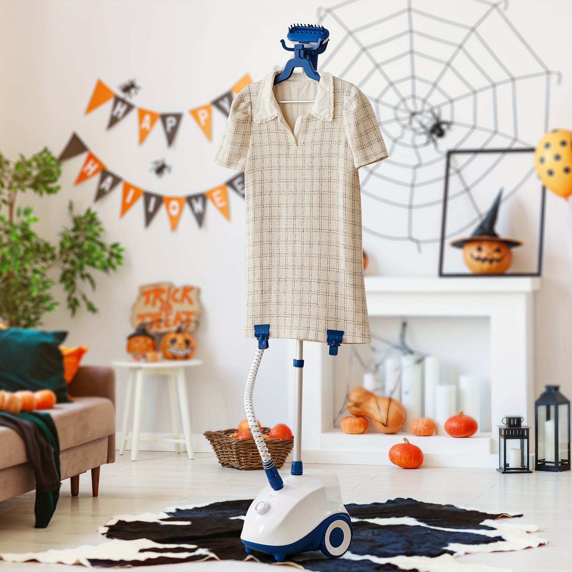 1500W Professional Garment Steamer with 1.8L Tank for All Fabrics