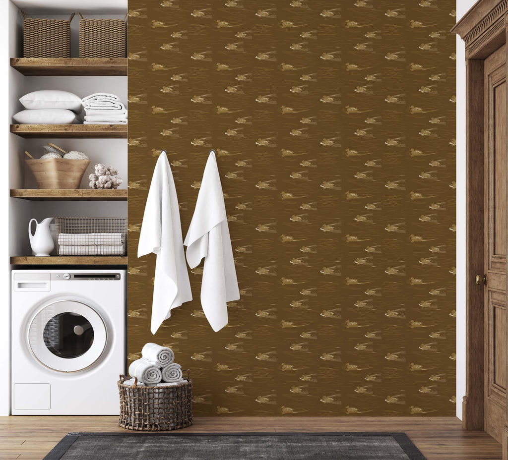 Mallard Wallpaper by Cassandra Zaniboni Removable Peel and Stick