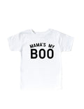 Mama's My Boo Neutral Graphic Tee in Beige White and Tan
