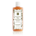Bright orange bottle of Eminence Mangosteen Daily Resurfacing Cleanser with botanical label