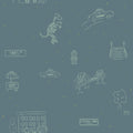 Manhattan Wallpaper by The Lil Dills Shop