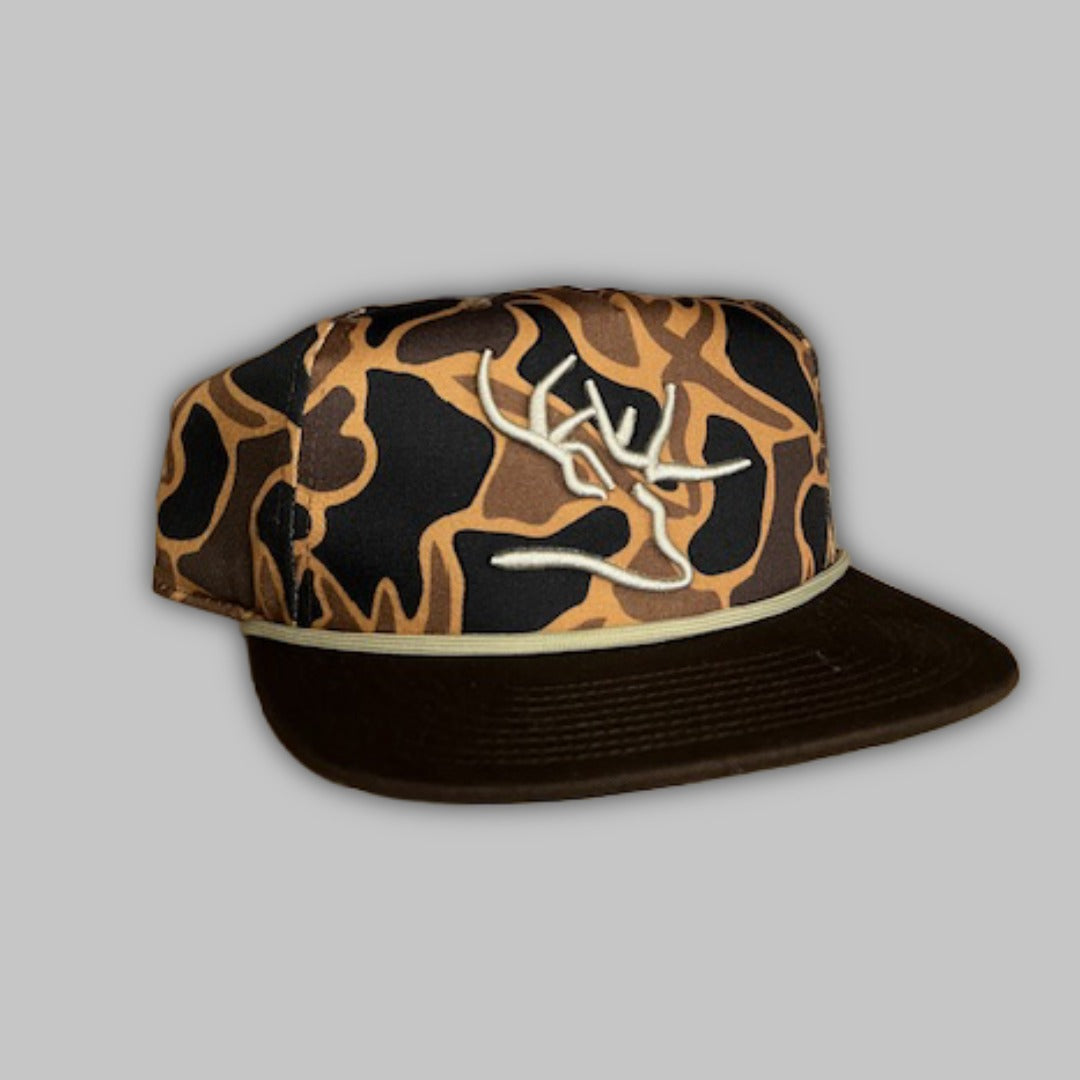Embroidered Rope Hat Unisex Adjustable Snapback Sporty Cap