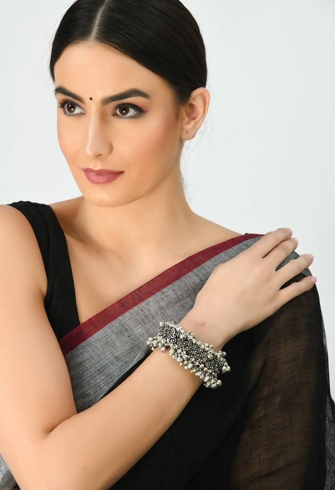Handcrafted Oxidised Ghungroo Jingle Bracelet