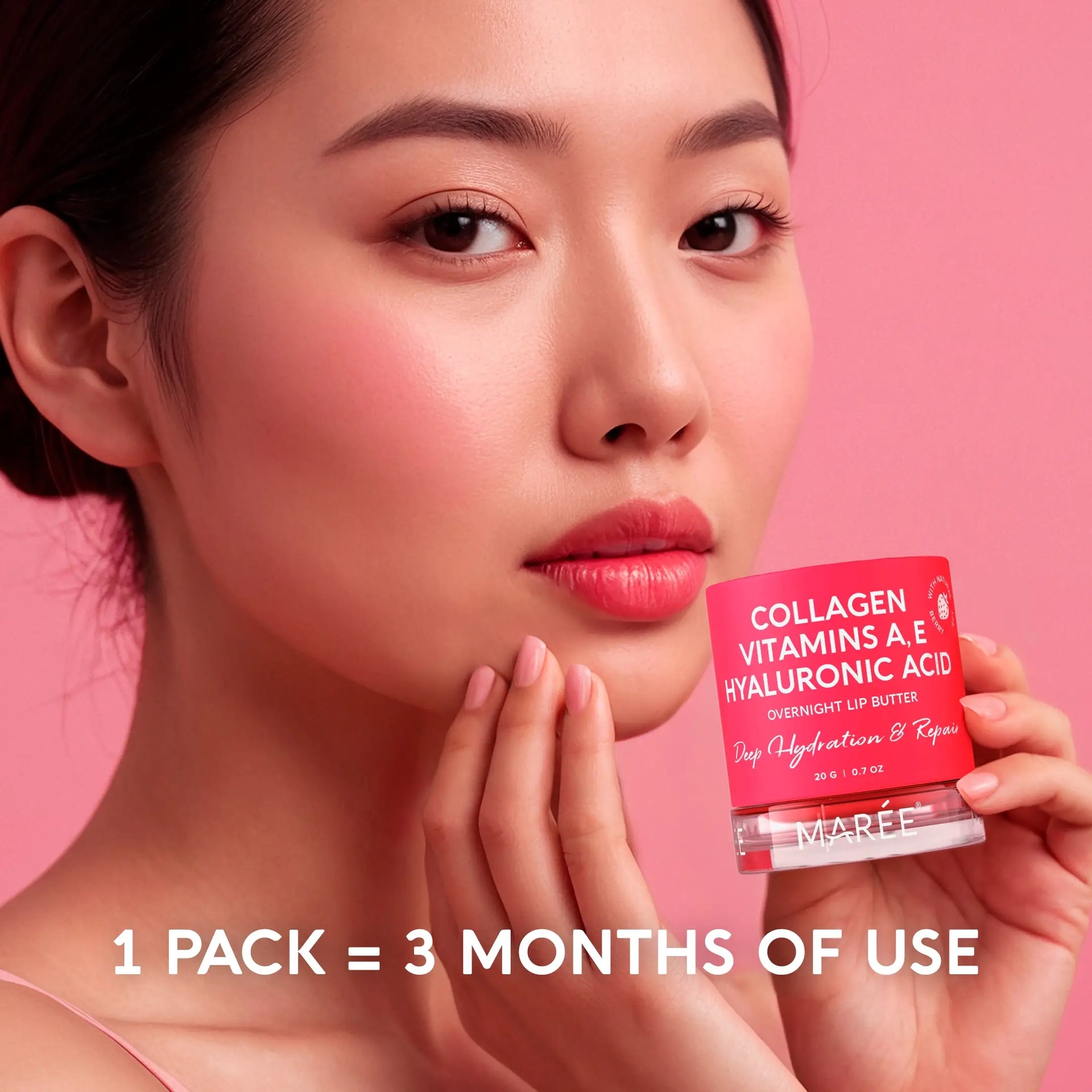 Overnight Vitamin Lip Mask and Hydrating Plumping Butter Balm - Image 2
