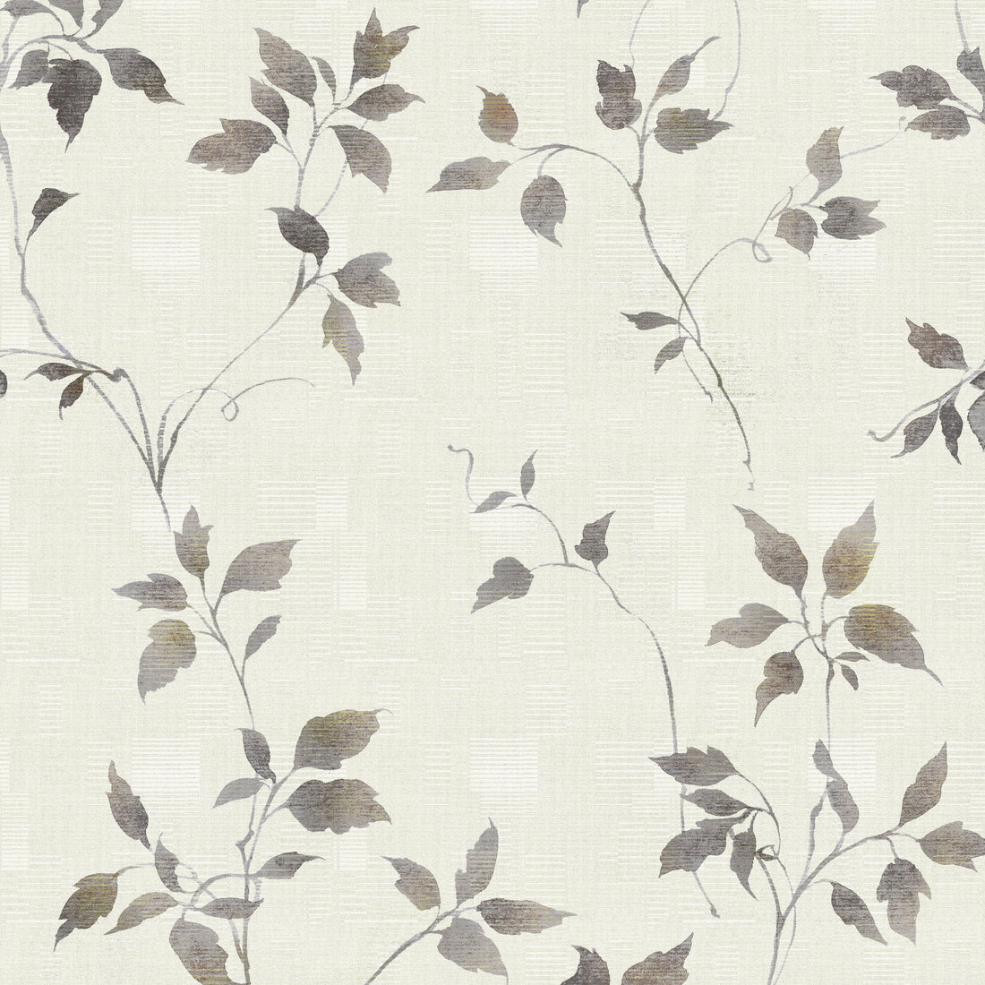 Augustus Patterned Peel and Stick Wallpaper, Cream and Charcoal-Grey