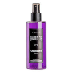 Marmara Barber Aftershave Cologne No.1 250ml bottle with purple liquid and black cap