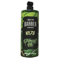 Marmara Barber Shaving Gel No.78 Green 1000ml bottle in professional packaging
