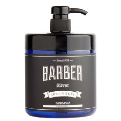 Marmara Barber Shaving Gel Silver 1000ml professional bulk size