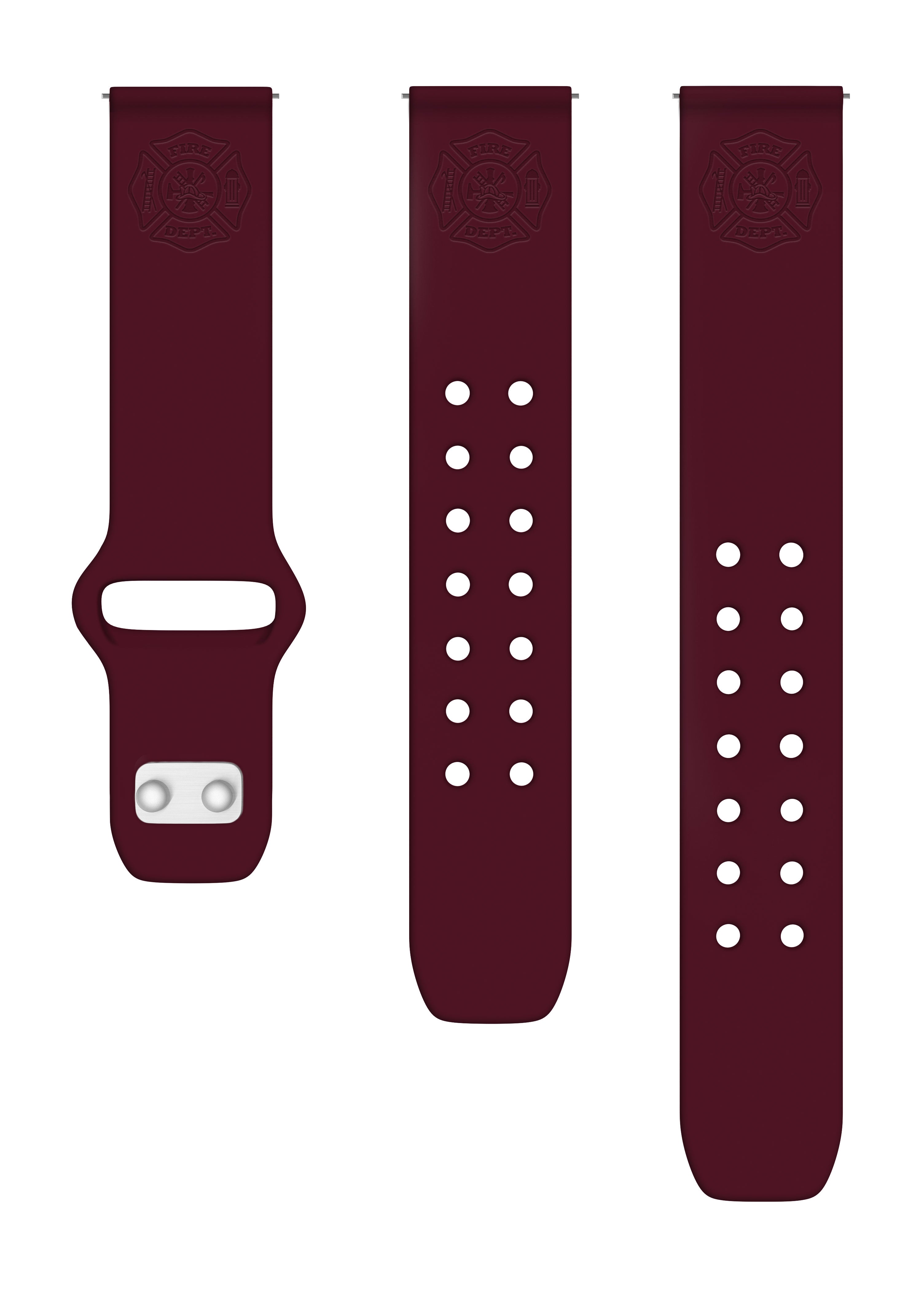Firefighter First Responder  Watchband for Samsung, Garmin, Fossil, and More for Samsung, Garmin, Fossil, and More