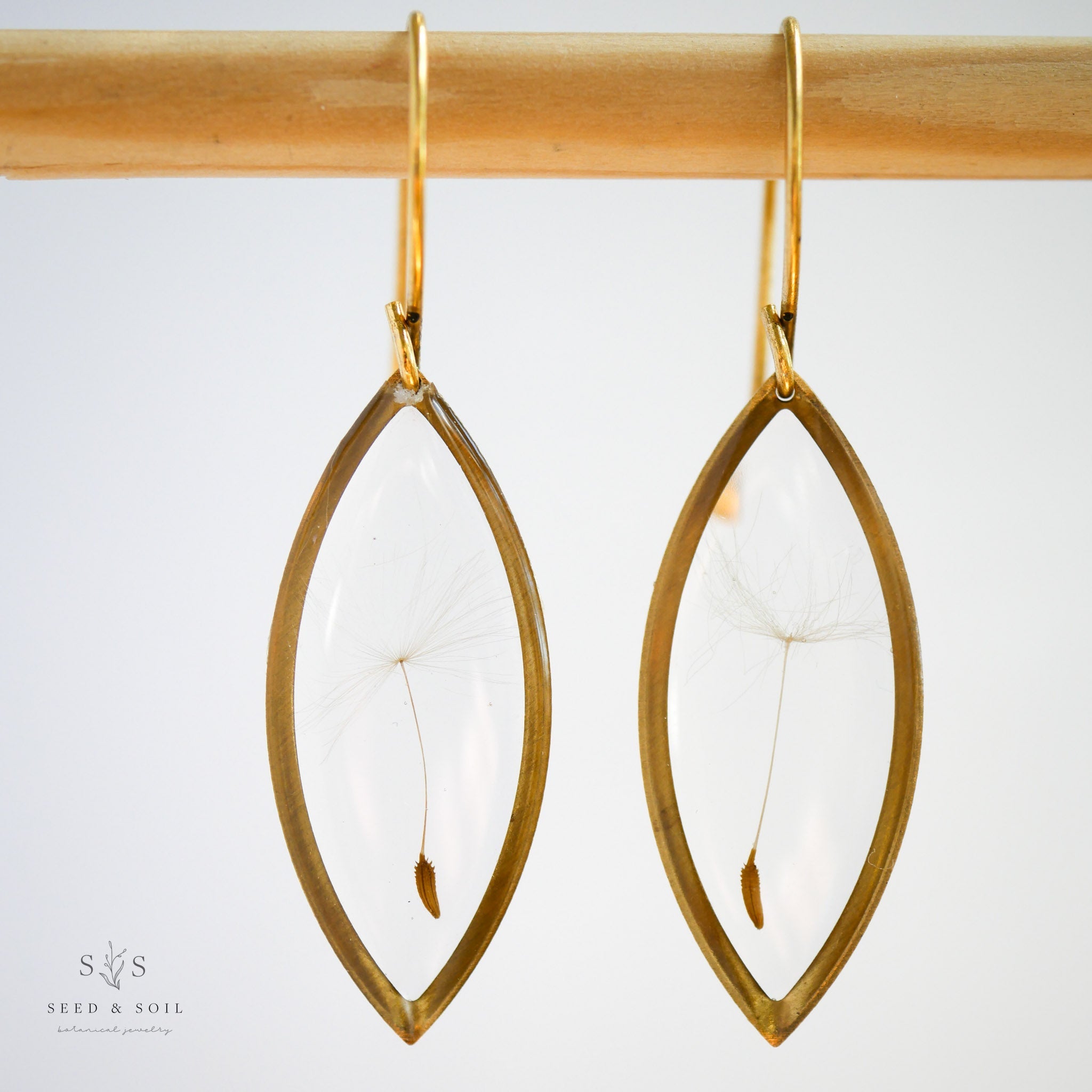 Marquise Botanical Earrings