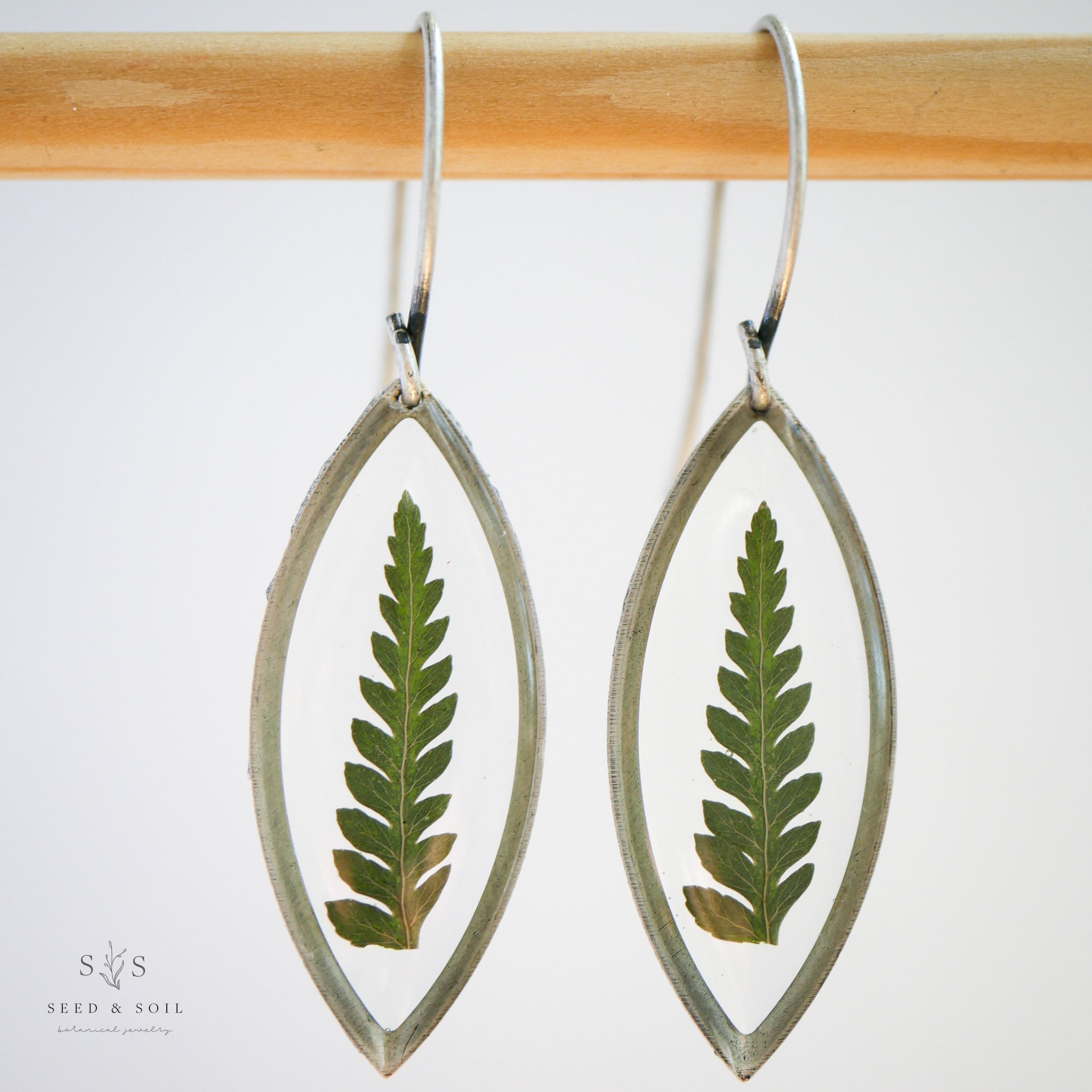 Marquise Botanical Earrings