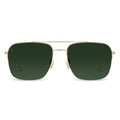 The Marshall navigator sunglasses in gold frame