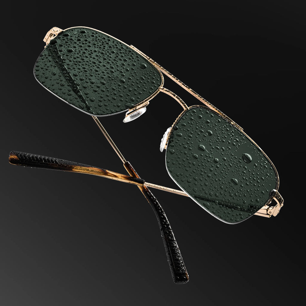 The Marshall Navigator Sunglasses in Gold Finish