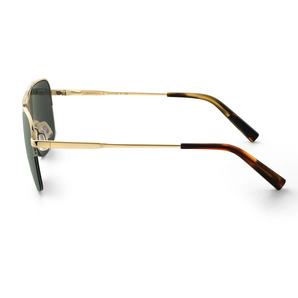 The Marshall Navigator Sunglasses in Gold Finish