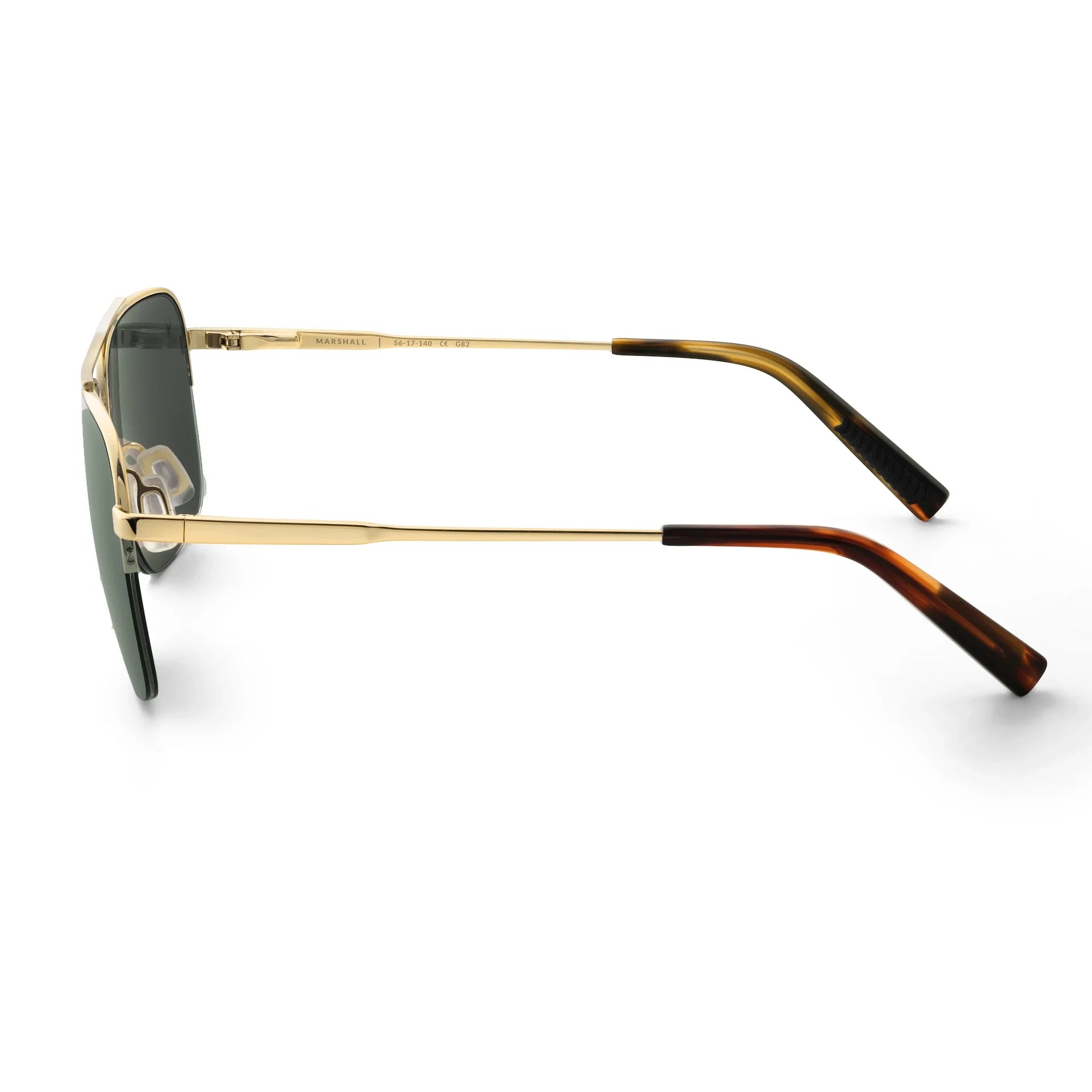 The Marshall Navigator Sunglasses in Gold Finish