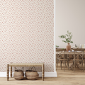 Maude design wallpaper by Megan Cabaj on a stylish wall