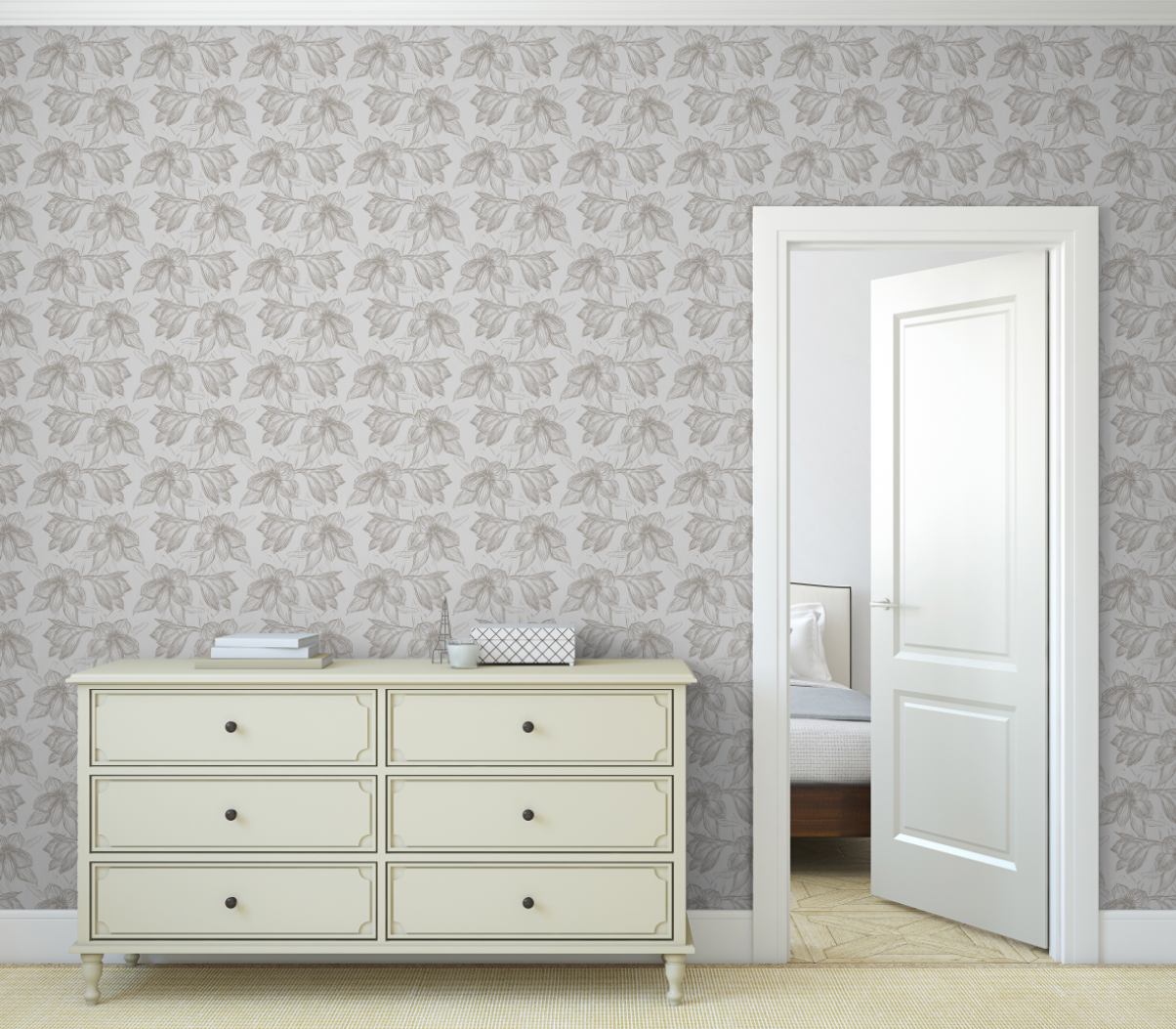 Maya Wallpaper Peel and Stick Floral Removable Wall Decor