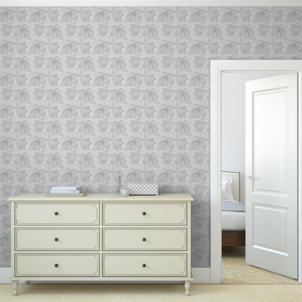 Maya Wallpaper by Rose Lindo featuring a peel and stick design for modern home decor