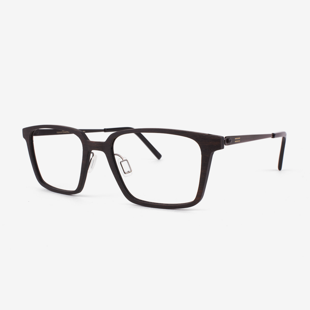 Melbourne Metal and Wood Eyeglasses with Modern Clean Lines