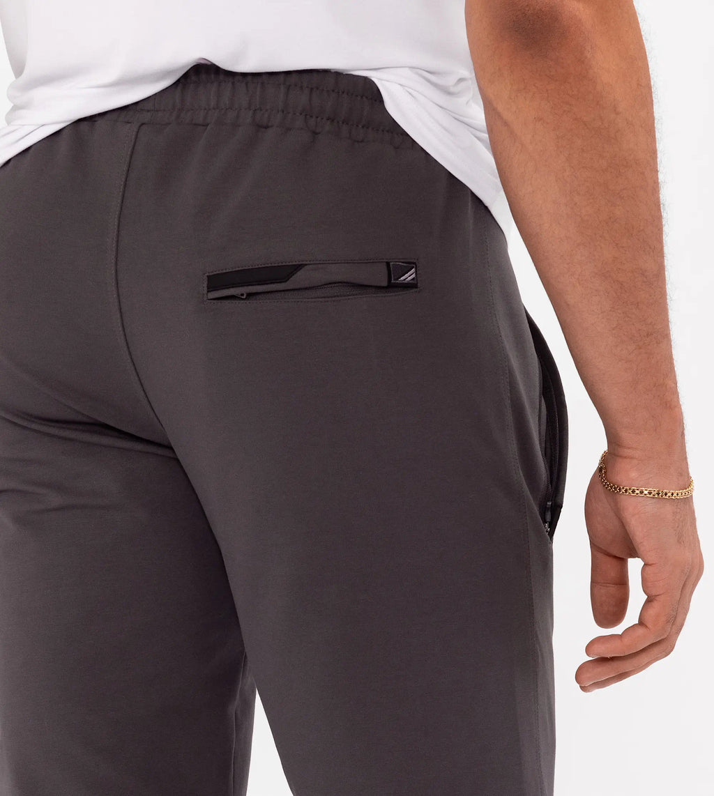 Navy Blue Athletic Tapered Jogger Pants for Tall Men - Image 30