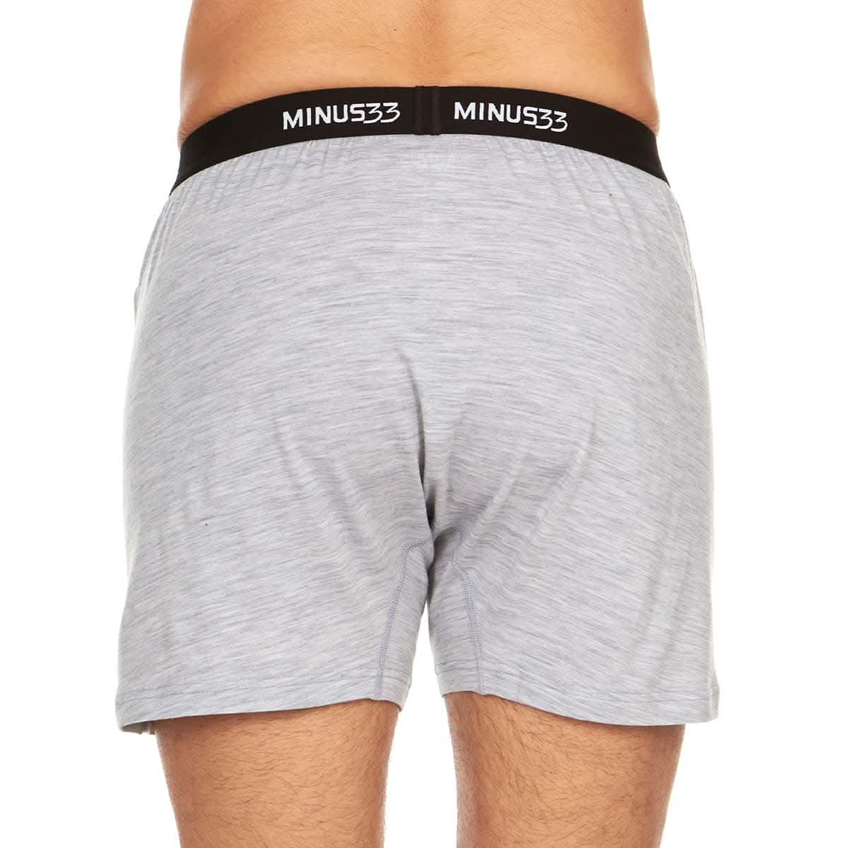 Microweight Men's Merino Wool Boxer Shorts in Olive or Black
