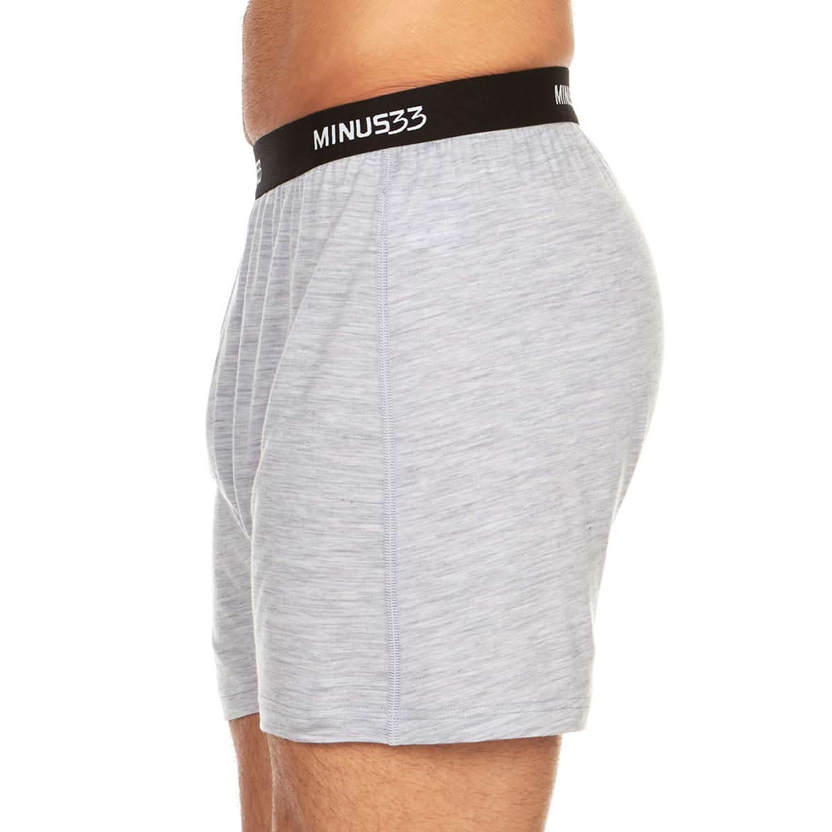 Microweight Men's Merino Wool Boxer Shorts in Olive or Black