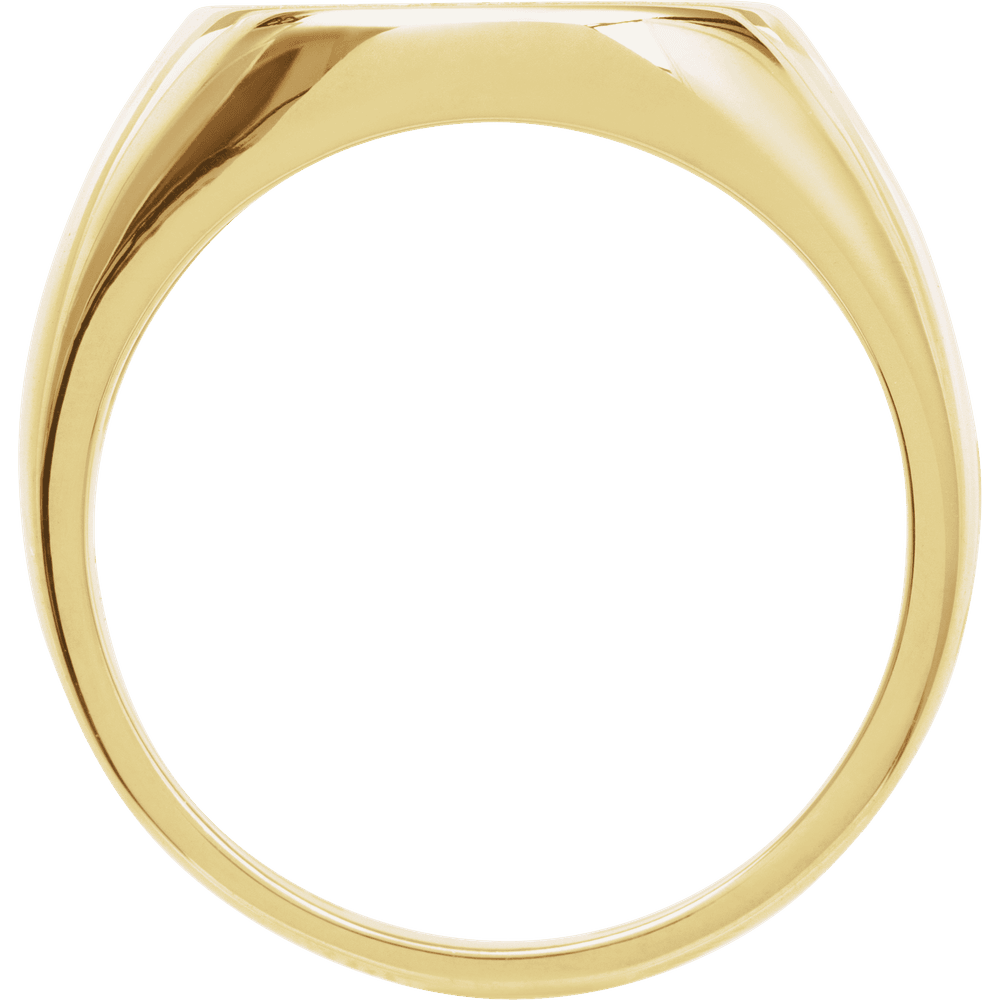 Compass Signet Ring in 14K Gold