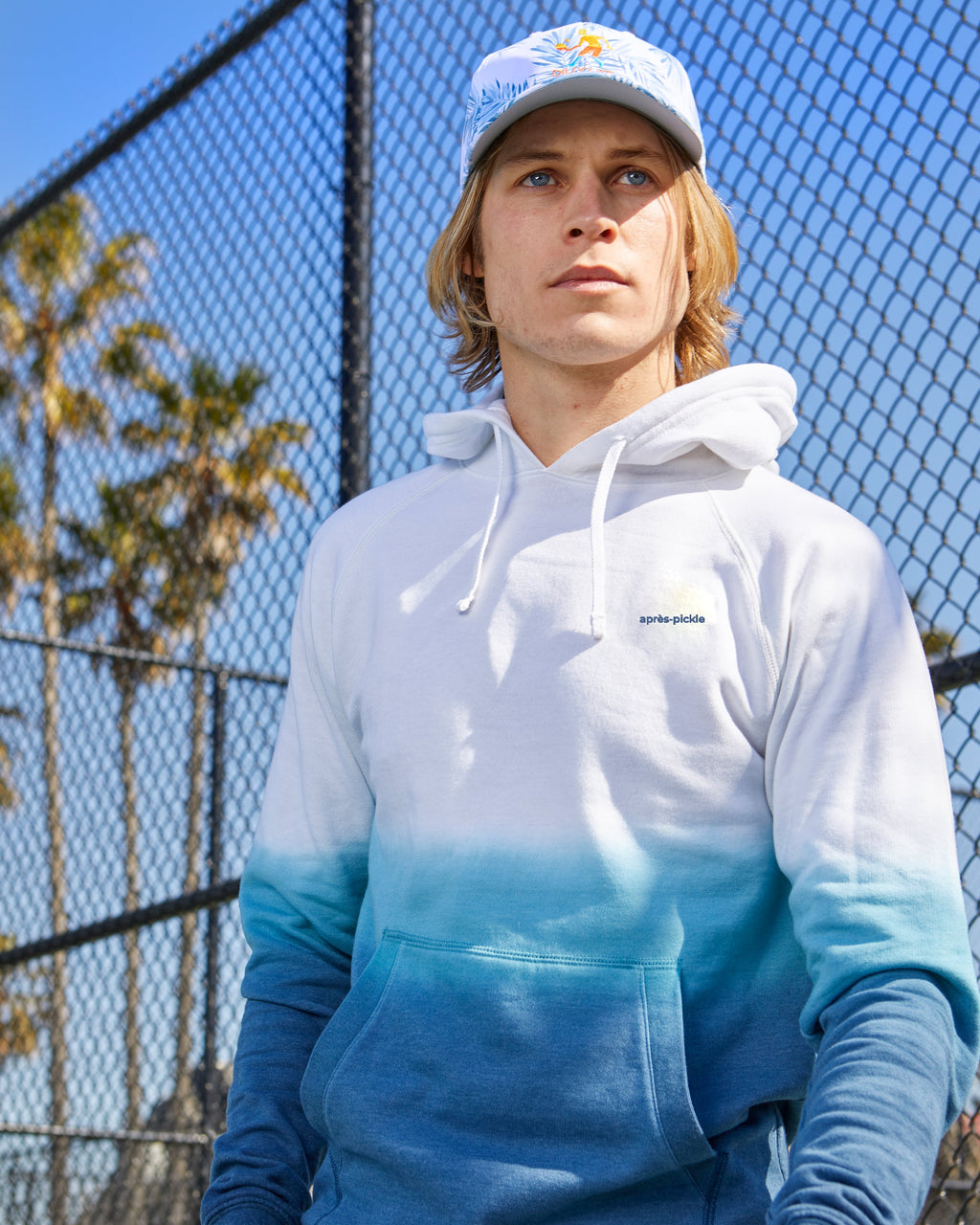 Men's après-pickle Dip Dye Hoodie