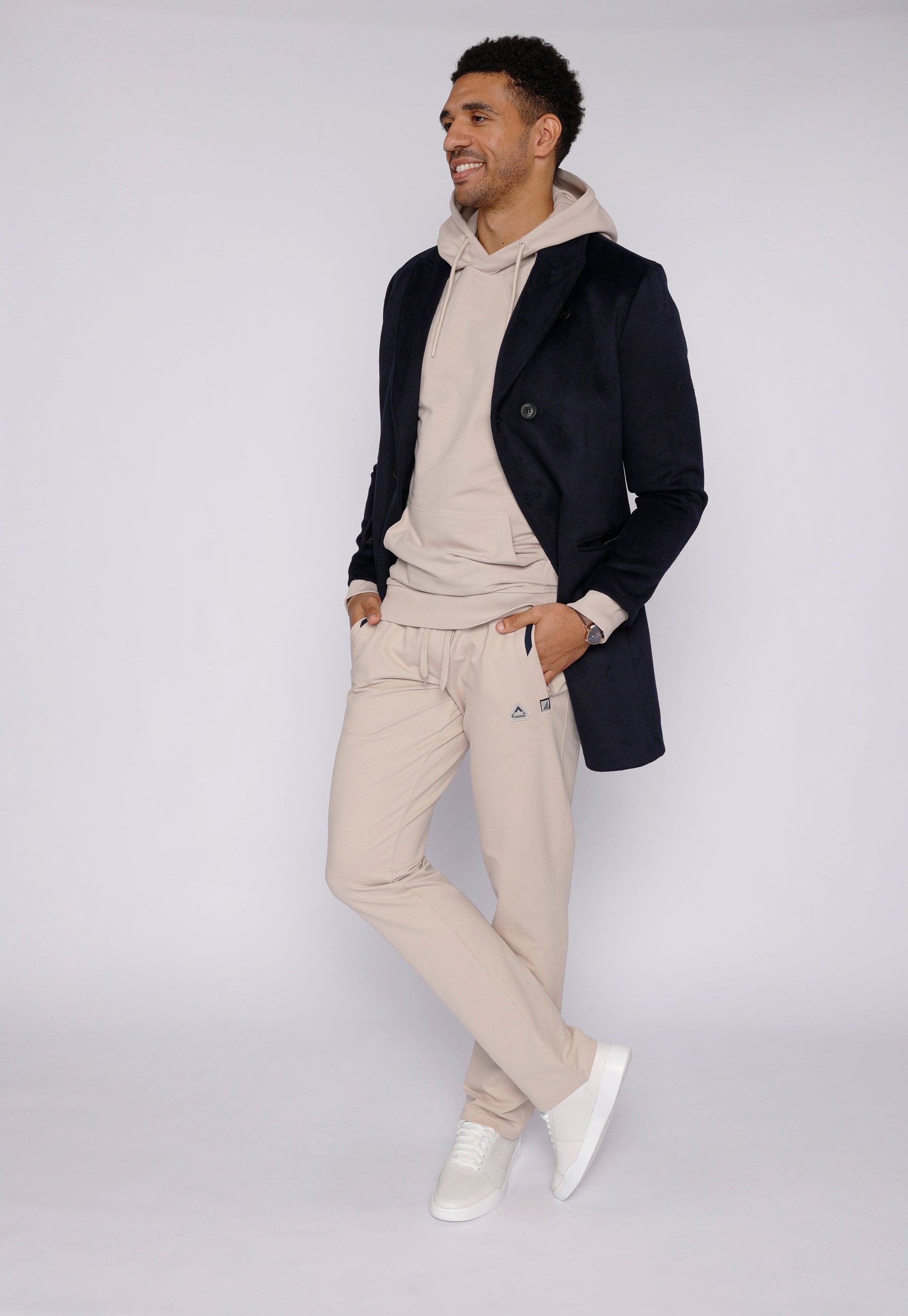 Men's Athletic Straight Fit Sweatpants in Charcoal Grey - Image 19