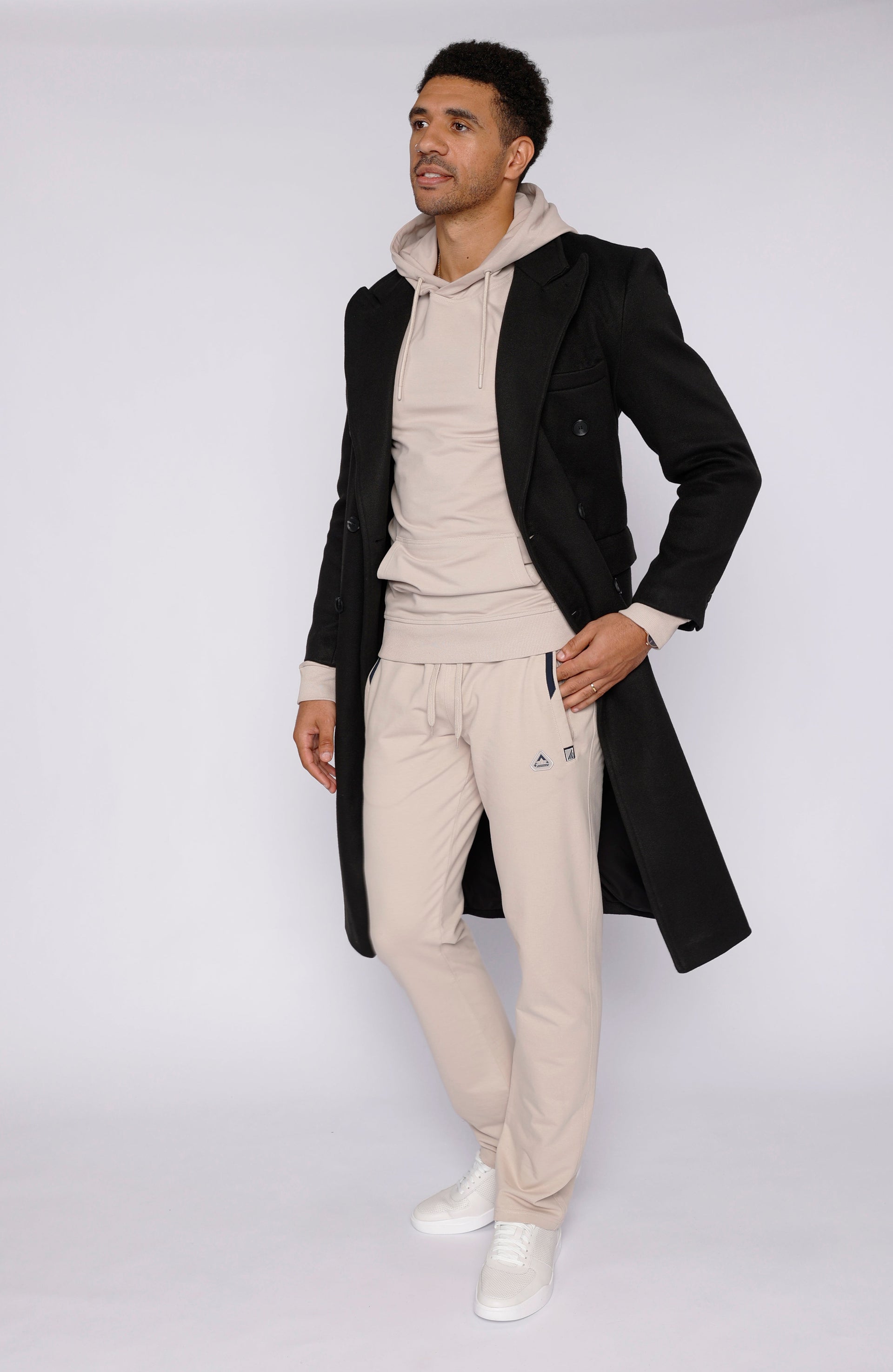 Men's Athletic Straight Fit Sweatpants in Charcoal Grey - Image 18