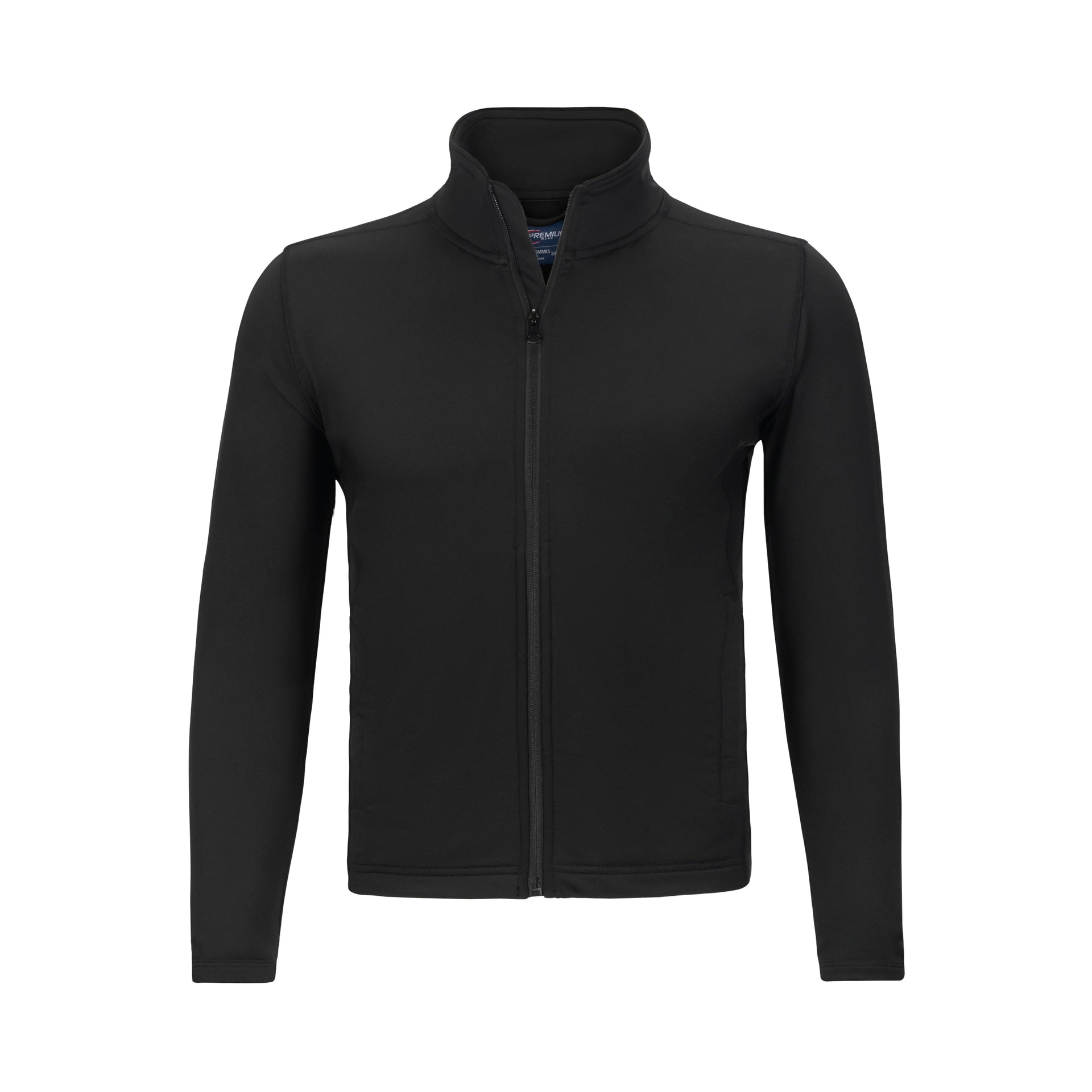 Men wearing a lightweight breathable zip performance jacket for athletic training