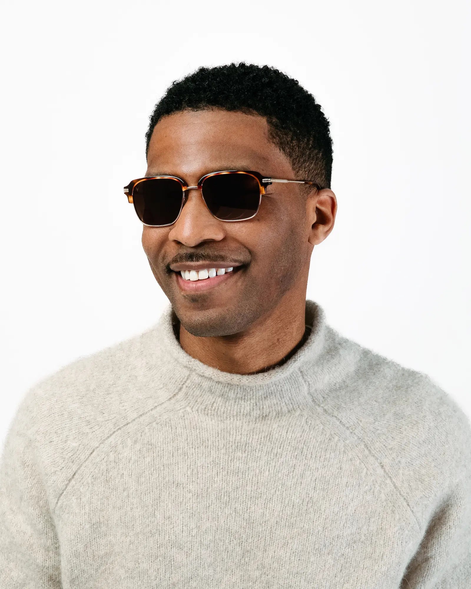 The Murphy Sunglasses in Rye Tortoise with Polarized Lenses