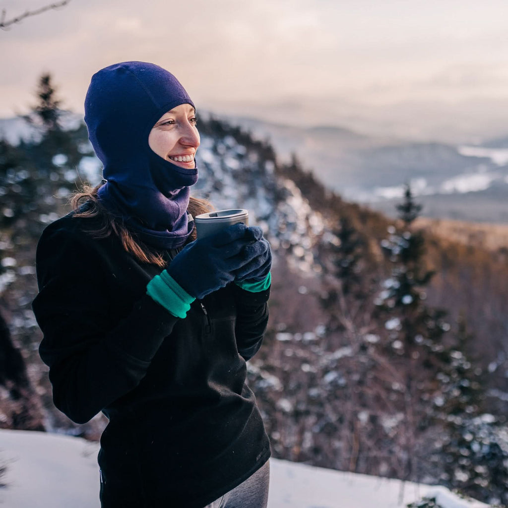 Midweight Merino Wool Balaclava Ski Mask for Winter Sports