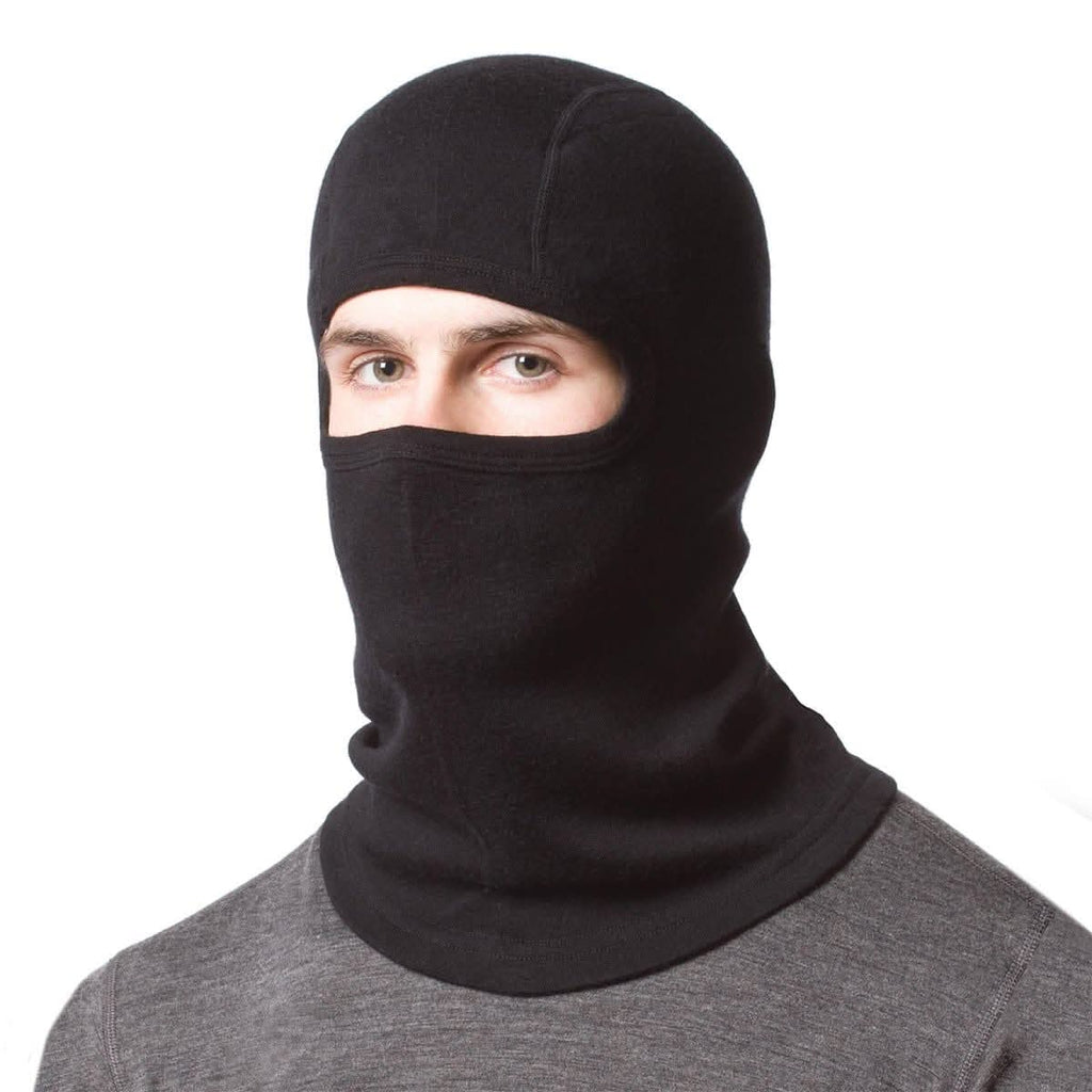 Midweight Merino Wool Balaclava Ski Mask for Winter Sports