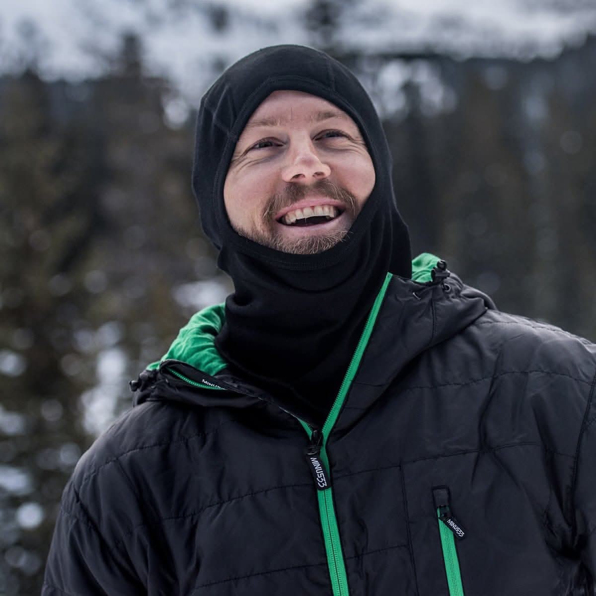 Midweight Merino Wool Balaclava Ski Mask for Winter Sports