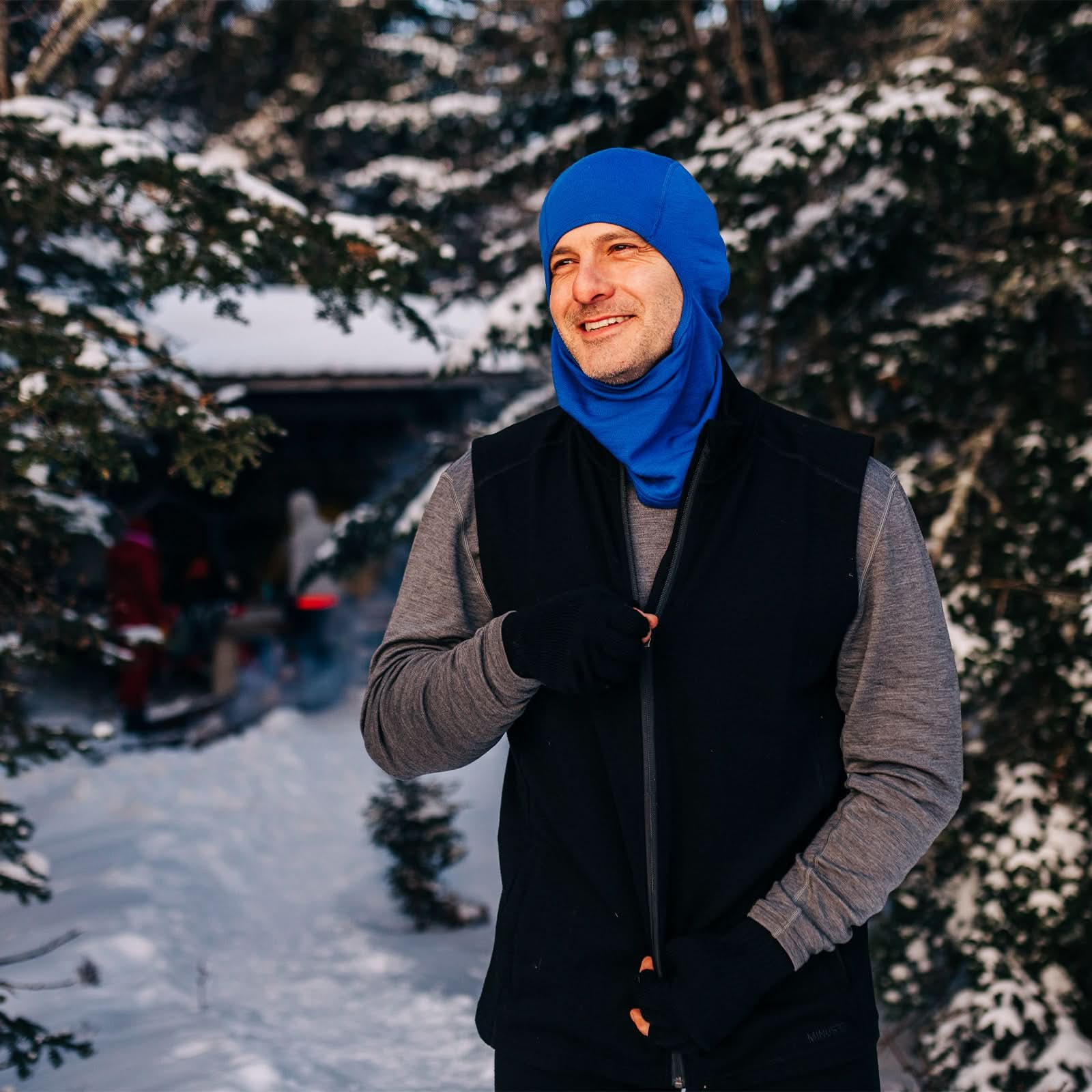 Midweight Merino Wool Balaclava Ski Mask for Winter Sports
